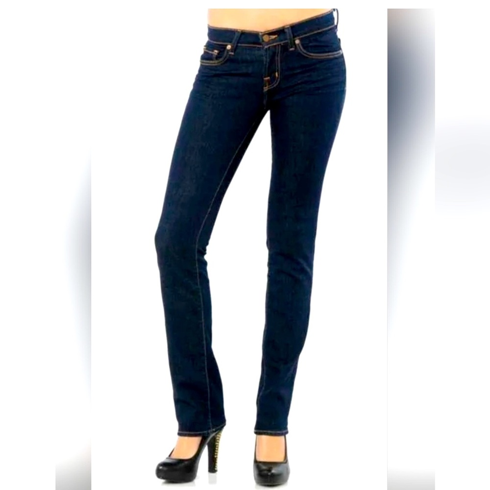 J Brand LIKE NEW Sz 31 Cigarette straight leg ink wash premium jeans